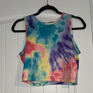 Nike Women's Multicolor Tie-Dye Muscle Tee